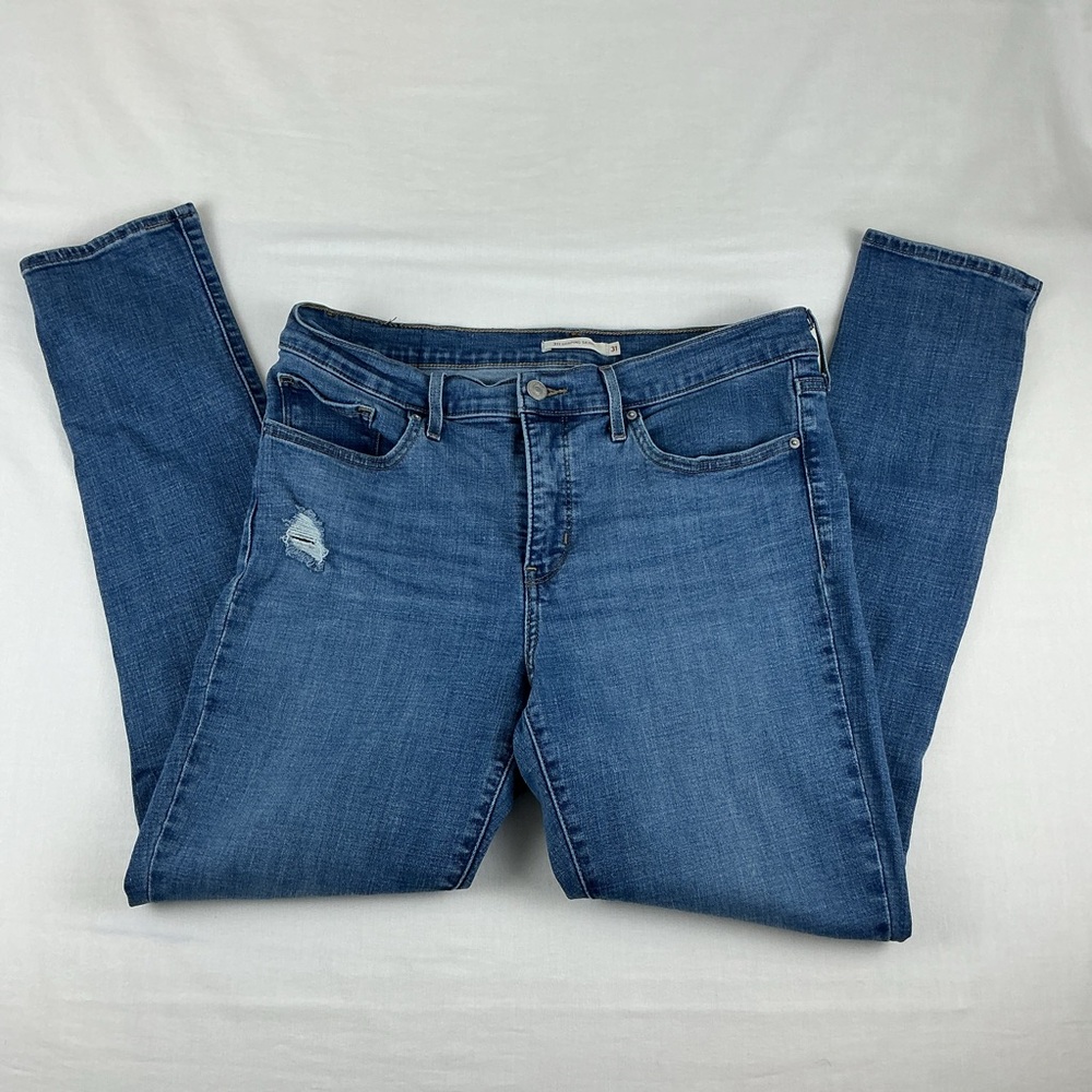 Levi's‎ 311 Women's Shaping Skinny Jeans, Size 31, Blue Stretch Denim - Picture 10 of 13